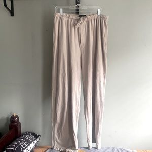 Casual suede pants